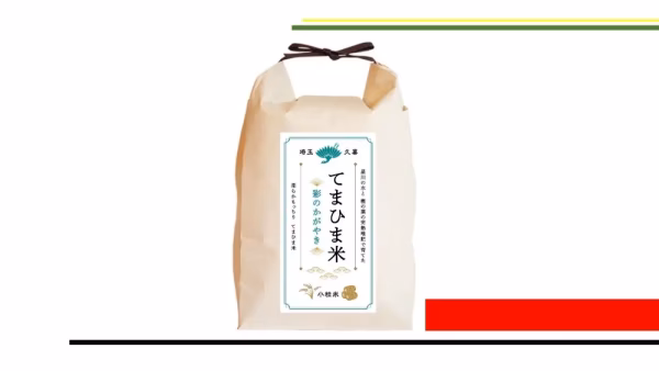 【新米】令和5年産　柔らかもっちり『てまひま米』彩のかがやき　小粒米　精米４㎏~