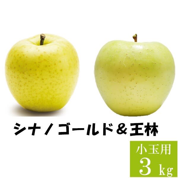 王林 シナノゴールド 訳あり小玉3kg 2種食べ比べ 10月上旬頃出荷開始予定 農家漁師から産地直送の通販 ポケットマルシェ