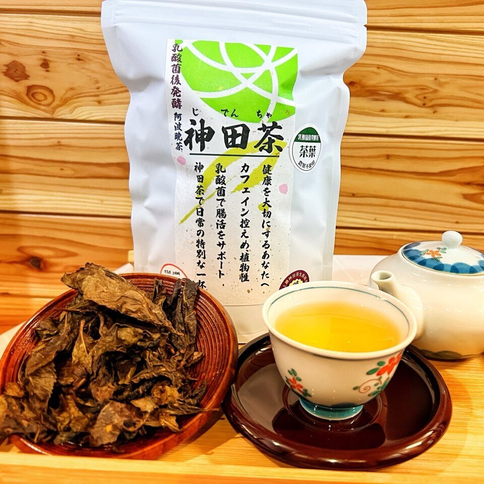 阿波晩茶 「神田茶」茶葉40g 上勝産 番茶 日本茶｜緑茶の商品