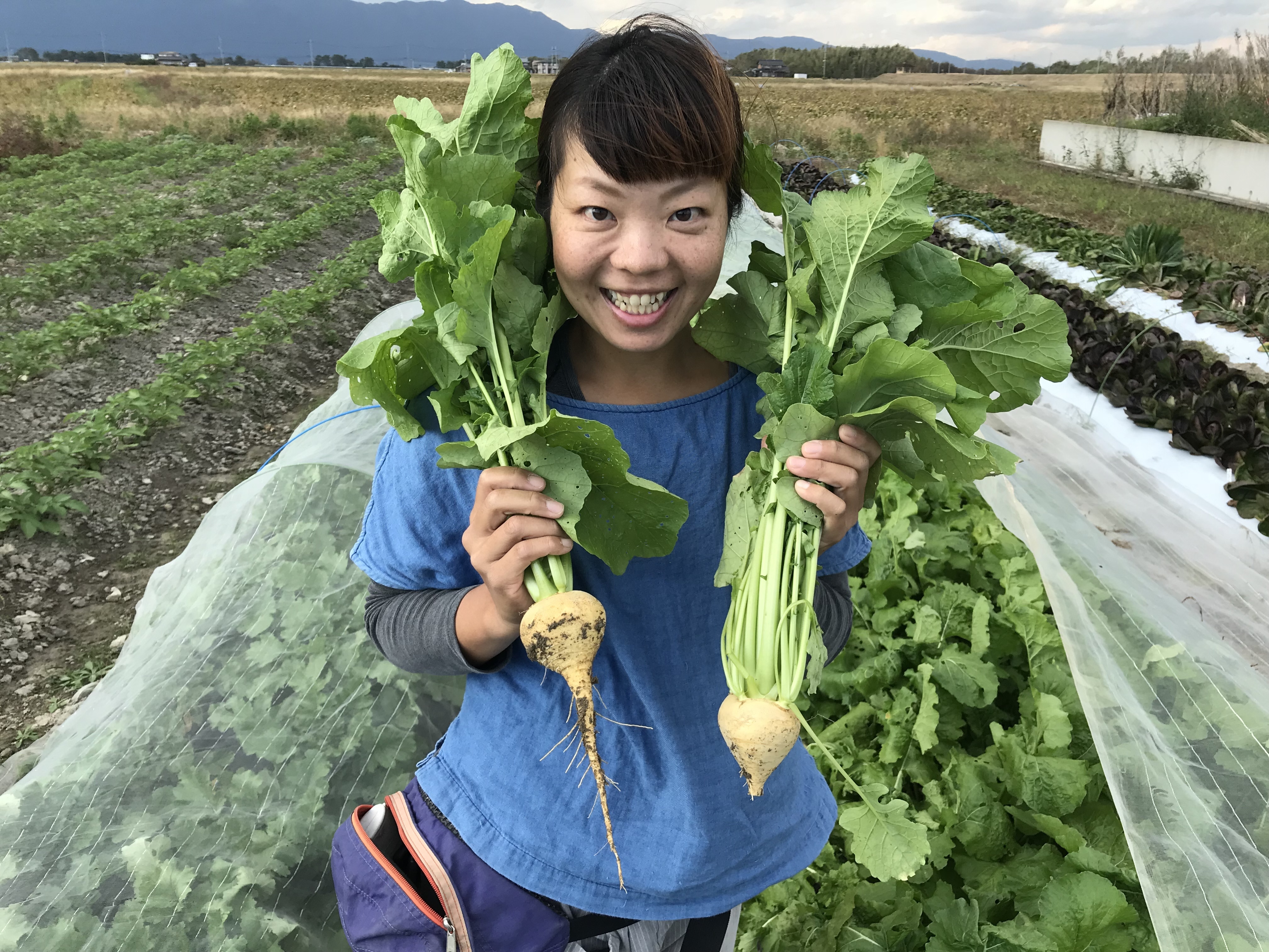 滋賀県近江八幡市｜(株)近江園田ふぁーむ｜飯盛加奈子さんの生産者