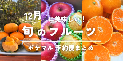 1２月が旬の果物（りんご・柿・みかん 等）旬食材 予約・購入も【フルーツ】