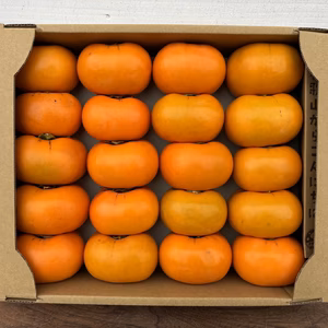 【送料500引き】ひらたねなし柿　ファミリーパック L以上16〜20玉入り　