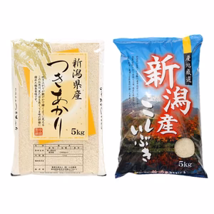つきあかり&こしいぶき10キロ〜30キロ(白米)  食べ比べセット令和6年産