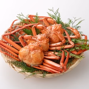 『佐渡島から食卓へ』浜茹で紅ズワイガニ（1杯500g/3杯）