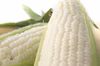 生で食べられる雪のような白いトウモロコシ