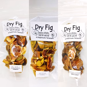 山梨県甲斐市産無農薬ドライイチジク(ミディアムパックx3) Dセット