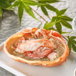 佐渡島直送！『冷凍』浜茹で紅ズワイガニ甲羅盛り100ｇ×5パック