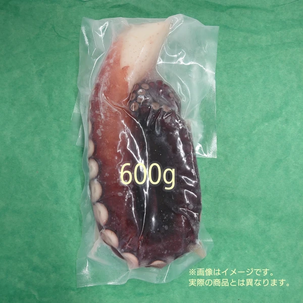北海道小樽産 茹でタコ足(１本600g)(冷凍)