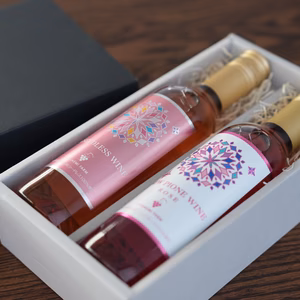 WpWb　花笑みワインセット『ピオーネワイン＆BKシードレスワイン』