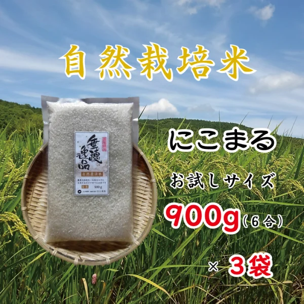 【自然栽培の米】お手頃サイズ 福岡県産 令和元年度米