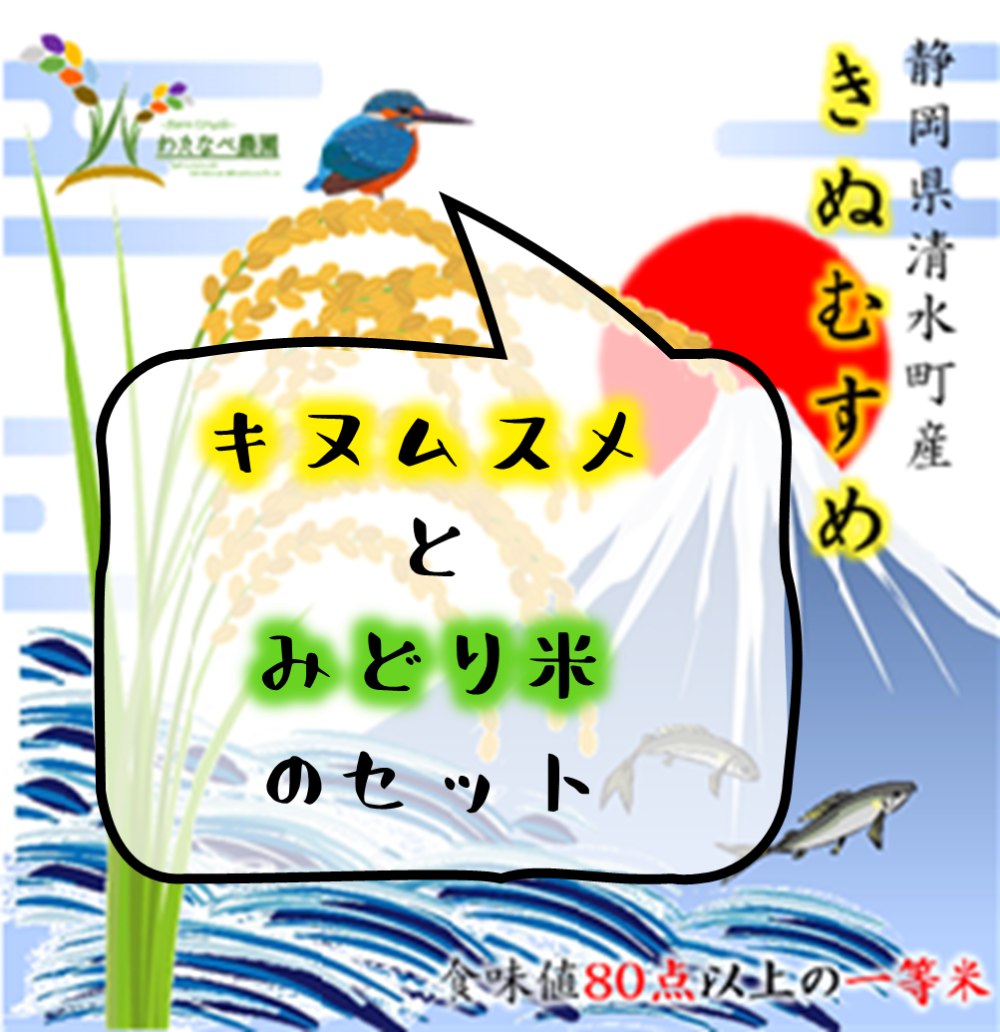 令和2年産 選べるセット きぬむすめとみどり米 農家漁師から産地直送の通販 ポケットマルシェ