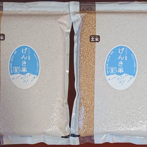 お試し新サイズ販売中！　玄米2kg×２　真空パック入り！