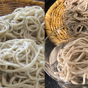 細挽き＆粗挽き蕎麦の食べ比べセット！～毎週金曜日発送のみ（各2人前～各4人前）