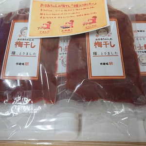【無添加】おかあちゃんの梅干しペースト　「種、とりました」
