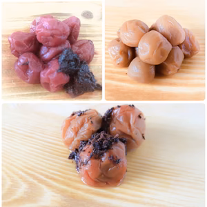 お弁当用はちみつ小梅500g＊無添加しそ漬小梅500g⋆かつお梅500g
