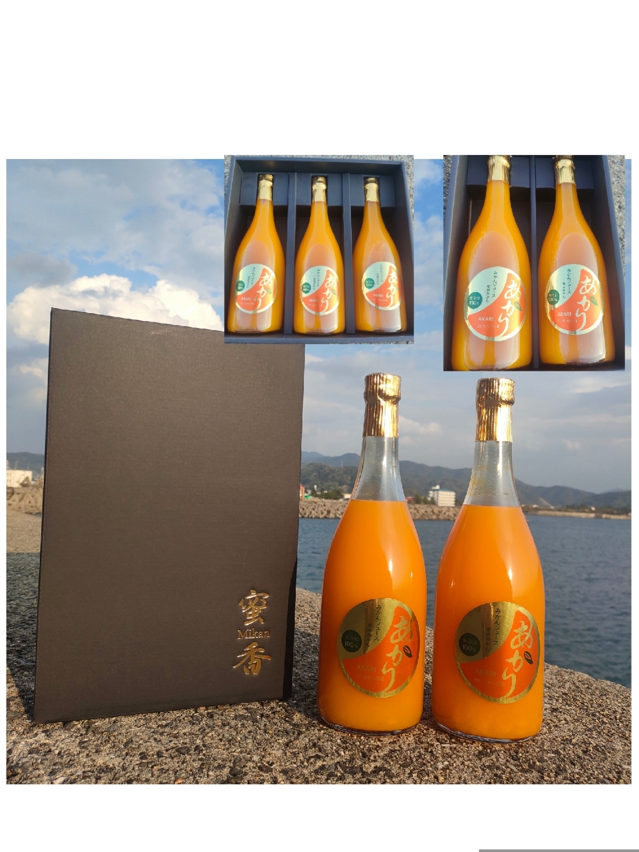 驚異の糖度16度】大ちゃんの畑の濃厚生搾りみかんジュース（720ml×2本