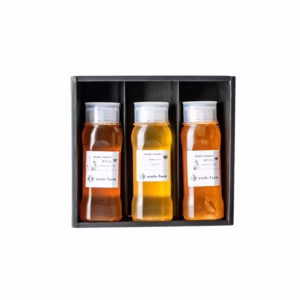 花から育てる　純粋はちみつ　野草百花はちみつとストロベリーキャンドはちみつセット