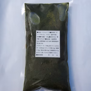 温室野菜 sano 生バジルソース業務用１パック３９０g