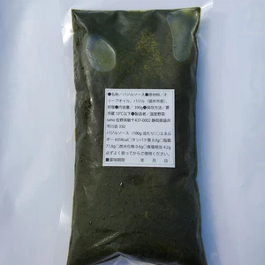 温室野菜 sano 生バジルソース業務用１パック３９０g
