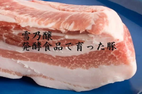 バラブロック+ロースブロック【セット】　発酵食品を食べて育った豚「雪乃醸」