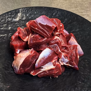 遠野鹿肉【熟成】スジ　カット品