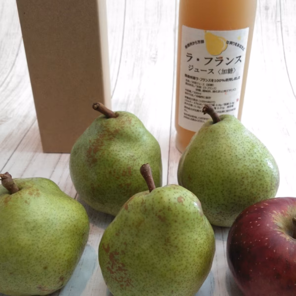 ラ・フランス７個とラ・フランスジュースのセット