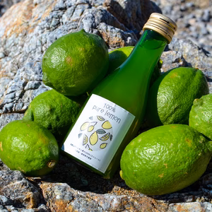 安心して皮まで使えるグリーンレモン（大小混合）＋レモン果汁