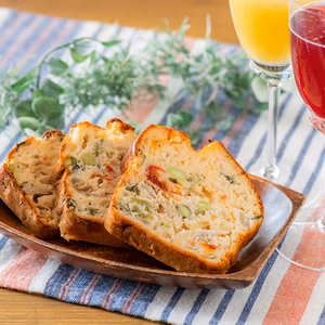 ドライ野菜のケークサレ 小麦（フランス生まれのおかずケーキ）