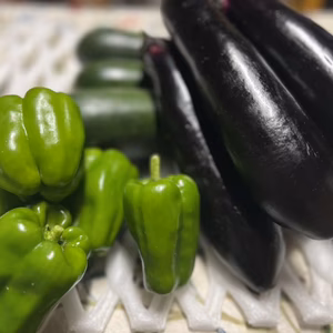 群馬県東吾妻町産　夏野菜セット　ズッキーニ・なす・ピーマン