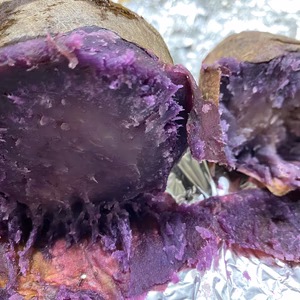 【訳あり土付き】鮮やかな紫芋！パープルスイートロード（S～L詰め合わせ）