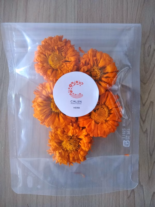 手摘み国産カレンデュラ丸ごと一輪花ティー５g