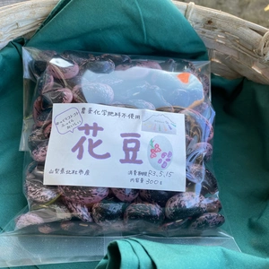 令和4年度産！農薬や化学肥料を使わず育てた花豆500g✖️６