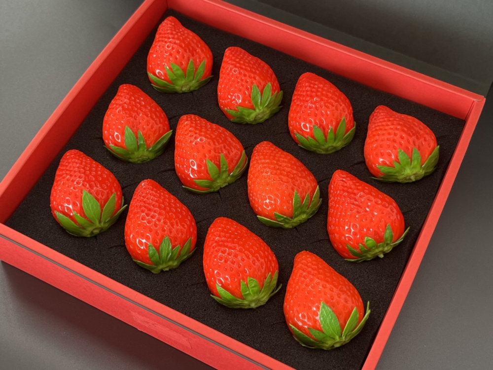 全国いちご選手権銅賞受賞！】《贈答》美作国の極上苺『武蔵』12粒