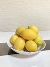 国産レモンA品(県指定特別栽培、10月中旬以降は黄色く色づいてきます。)