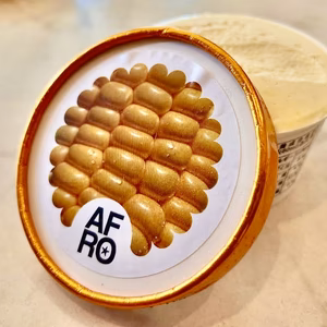 無添加！甘さ控えめ！自然の甘さ！罪悪感なし！アフロコーンジェラート（ラムコーン）