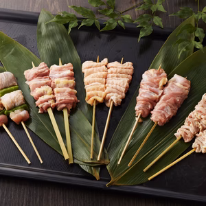 【希少部位‼】安曇野地鶏焼き鳥ホルモン希少部位10本セット！特製タレ・鍋煎り塩付