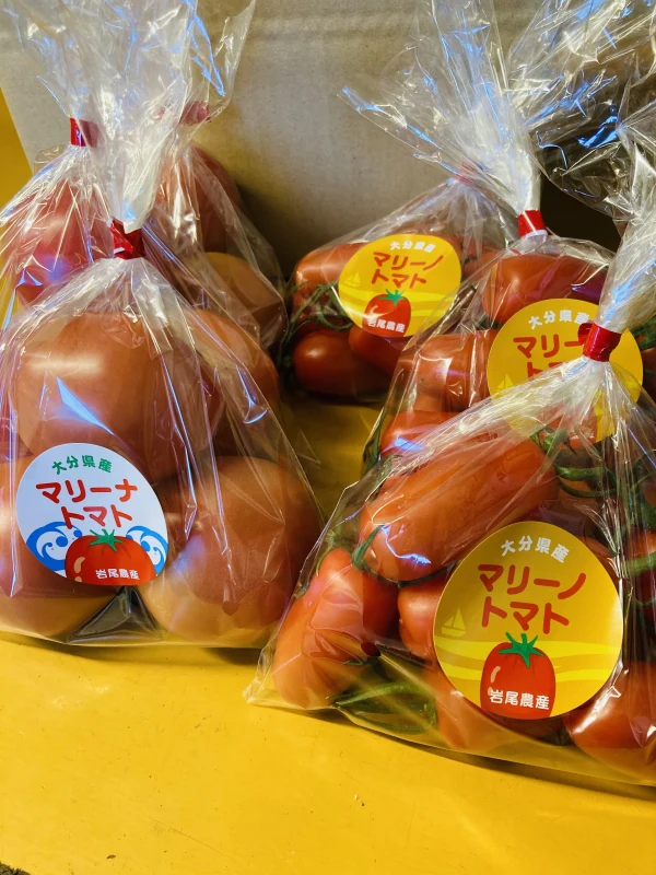 海水栽培 高糖度トマト 大分県産 1kg - 食品