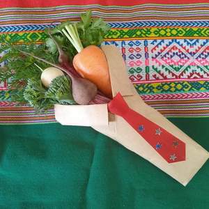 【父の日ギフト】ベジブーケと農園自慢の情熱野菜セット9品目☆野菜の花束