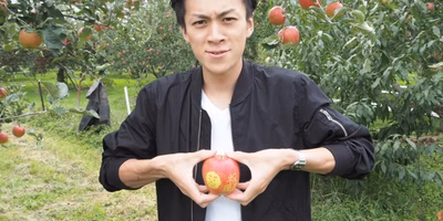 世界に１つのりんごを作ったよ。