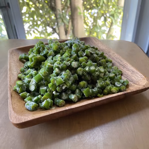 【激辛青唐辛子】幻の伝統野菜あじめこしょう（輪切りパック200g×3袋)