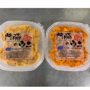 「門脇のウニ」食べ比べセット！塩水生ウニ　1パック100g入り