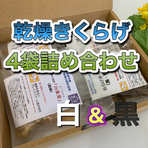 【全国一律送料】白＆黒 乾燥きくらげ詰め合わせセット