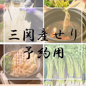 【新年三関産せり】1月5日より発送　せり5束分　約500g〜　