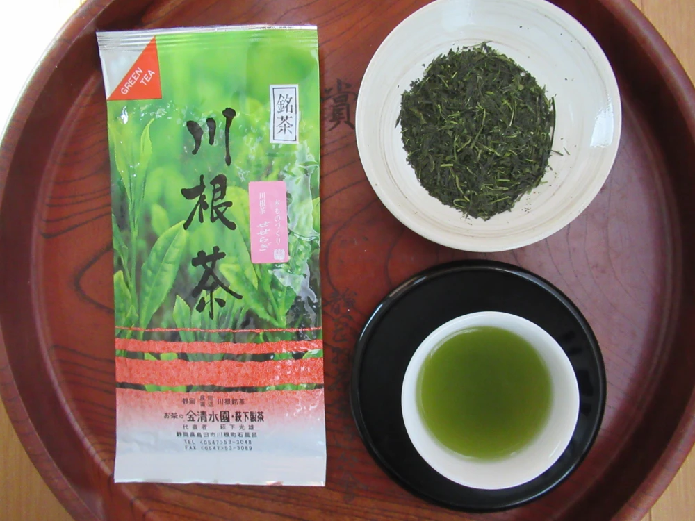 【７周年福袋】川根茶煎茶２種セット「やまびこ/せせらぎ」100g袋入(和紅茶付)