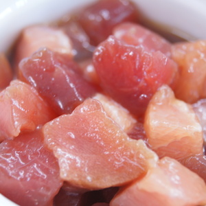 【天然本マグロの漬けとなめろう】