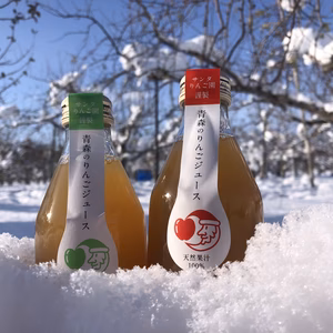 飲むりんご！天然果汁100%りんごジュース　180ml×6本入　プチギフトに