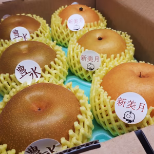 A-2【贈答用】 甘汁たっぷり、豊水+新美月2キロ箱(６個)
