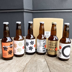 りんごを楽しむ♪クラフトシードル&ノンアル６種類飲み比べセット　ギフトにも◎