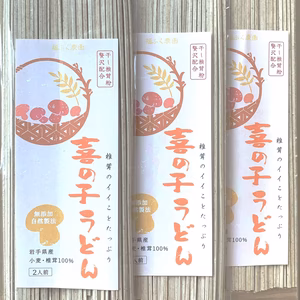 【送料無料】【喜の子うどん】椎茸の旨味と栄養がぎゅっ！　心なごむ味わい