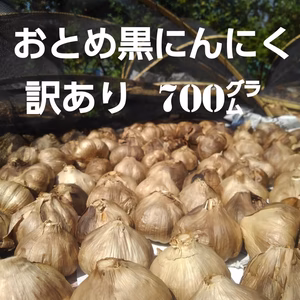 【農薬･化学肥料不使用】★訳あり 熊本産★ おとめ黒にんにく700㌘ ニンニク